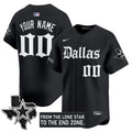 Dallas Cowboys 'Gothic Lone Star Edition' Vapor Baseball Custom Jersey - All Stitched