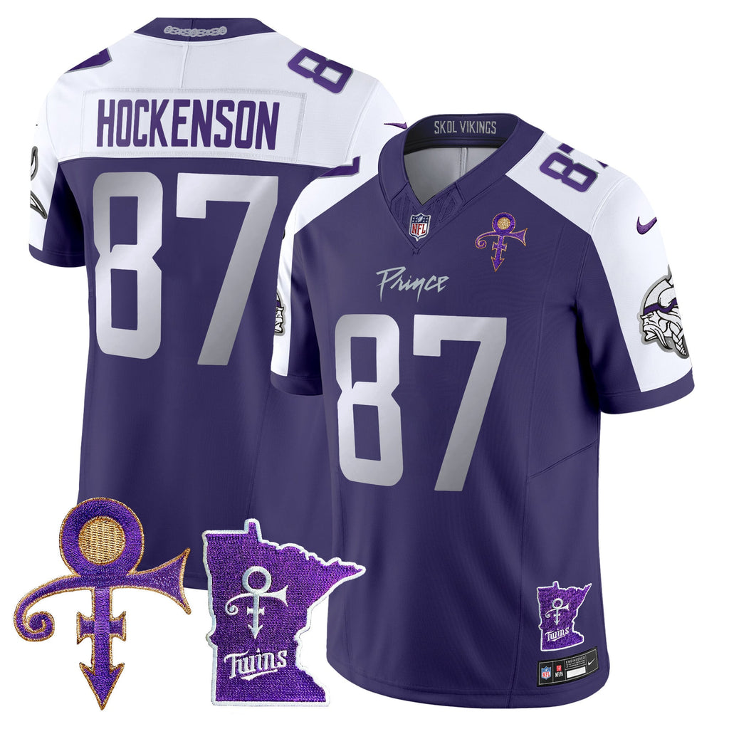 Men's Minnesota Vikings 2024 Prince Vapor Limited Jersey V2 - All Stitched