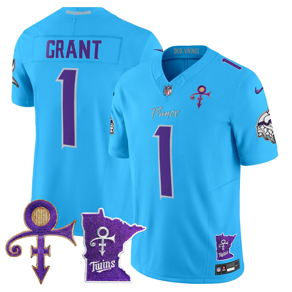 Men's Minnesota Vikings 2024 Prince Vapor Limited Jersey V2 - All Stitched