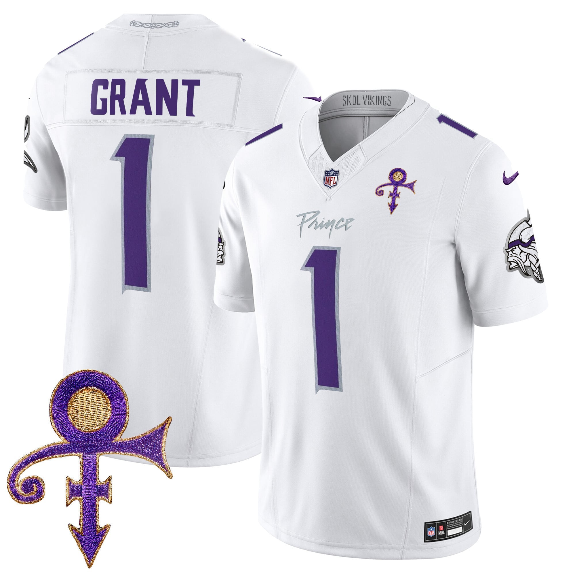 Men's Minnesota Vikings 2024 Prince Vapor Limited Jersey - All Stitched
