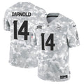 Minnesota Vikings 2024 Salute to Service Vapor Limited Jersey - Arctic Camo - All Stitched