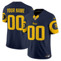 Custom Gender/Name Rams Special Vapor Limited Jersey - All Stitched