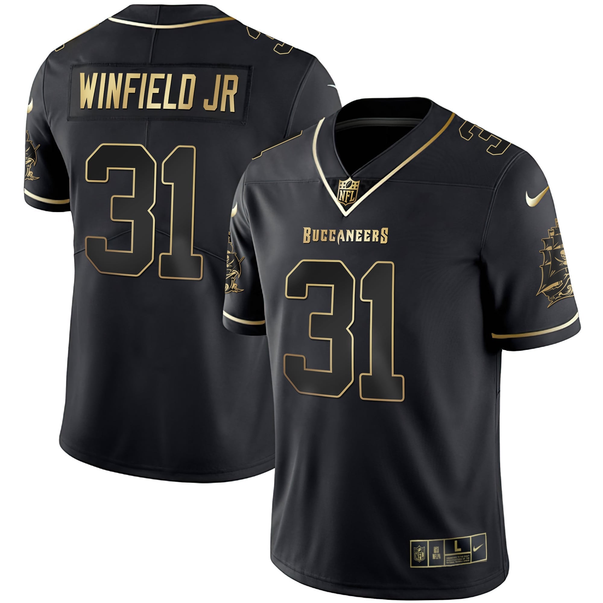 Men's Buccaneers Gold Vapor Jersey - All Stitched