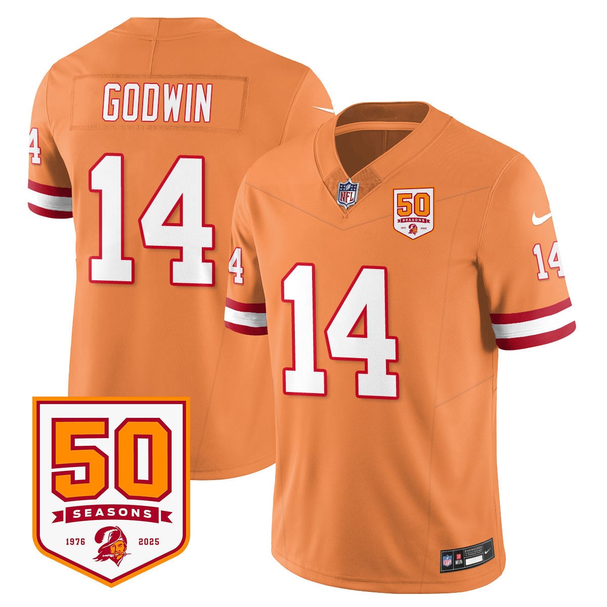 Men's Tampa Bay Buccaneers '76 Vapor Limited Jersey - All Stitched