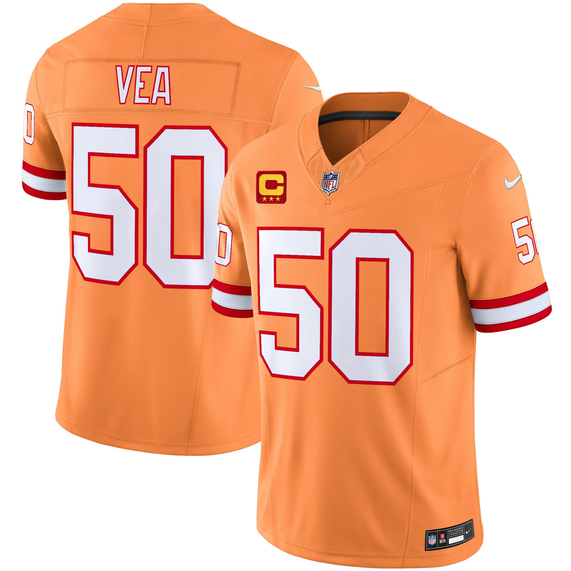 Men's Tampa Bay Buccaneers Throwback Vapor Limited Jersey V2 - All Stitched