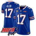 Men's Buffalo Bills 2025 Bills Mafia Patch Vapor Limited Jersey - All Stitched