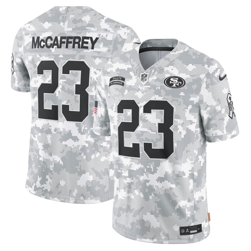 49ers 2024 Salute to Service Vapor Limited Jersey - Arctic Camo - All Stitched