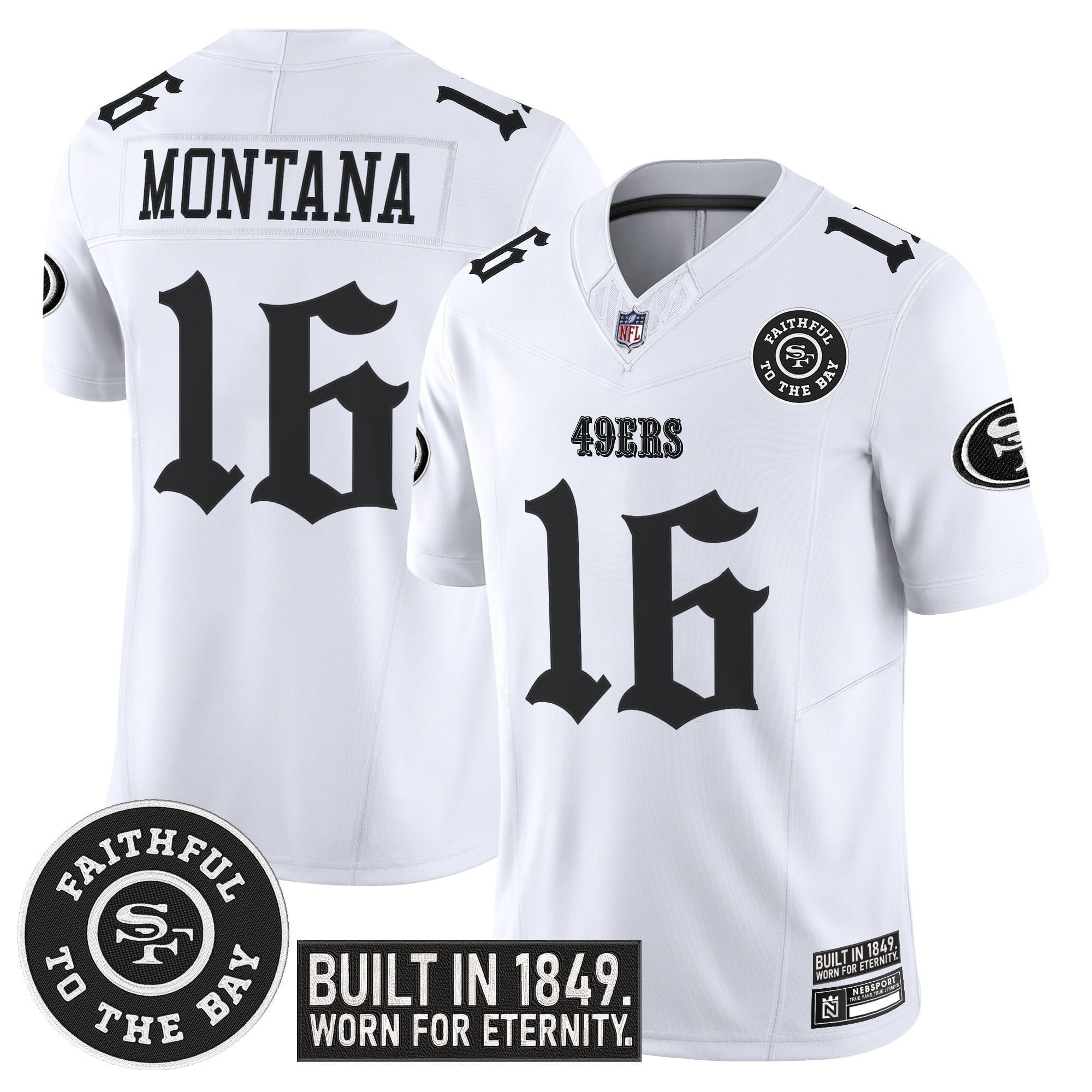Men's San Francisco 49ers 'Fog City Gothic Edition' Vapor Limited Jersey - All Stitched