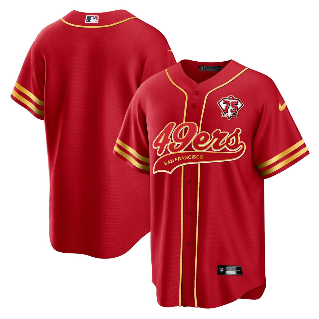 Men's 49ers Cool Base Gold Limited Jersey V2 - All Stitched