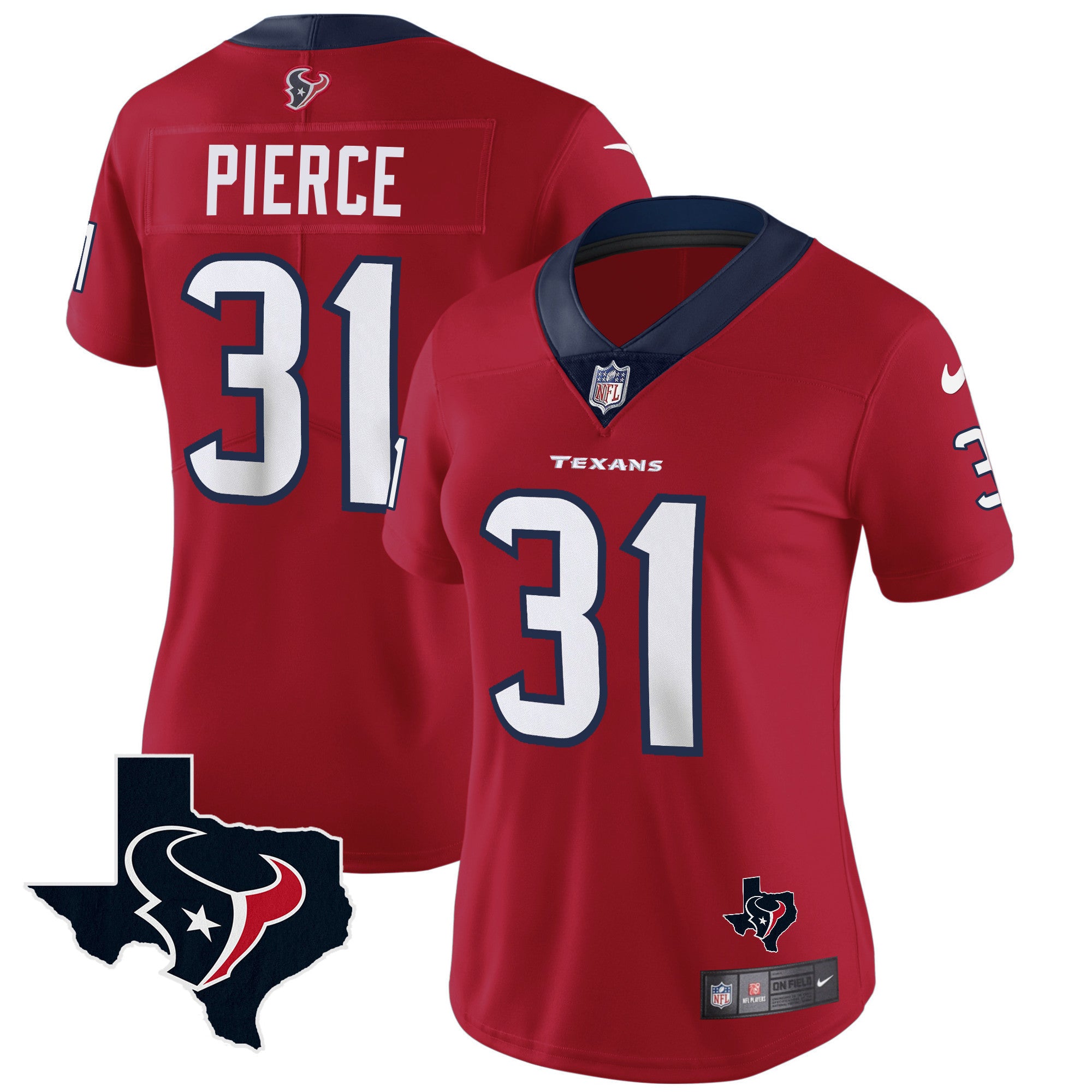 Women's Houston Texans Vapor Limited Jersey - All Stitched