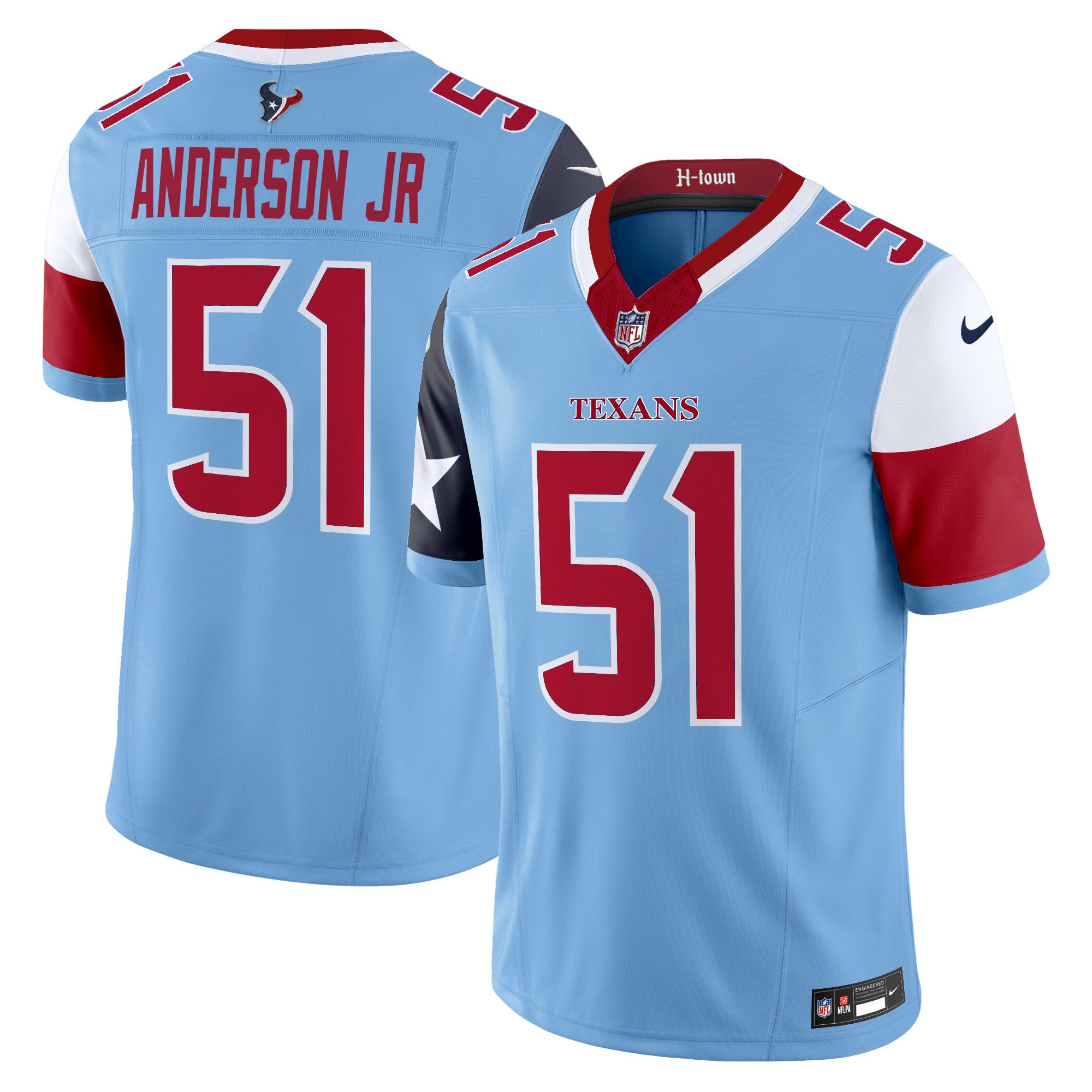 Men's Houston Texans 2024 Vapor Limited Jersey V5 - All Stitched
