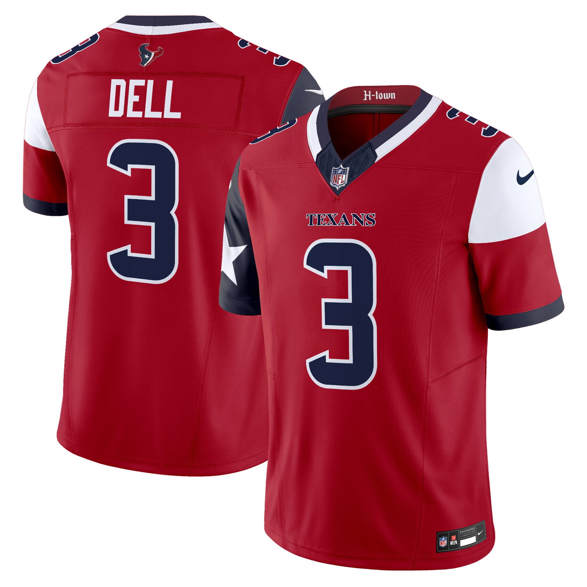 Men's Houston Texans 2024 Vapor Limited Jersey V5 - All Stitched