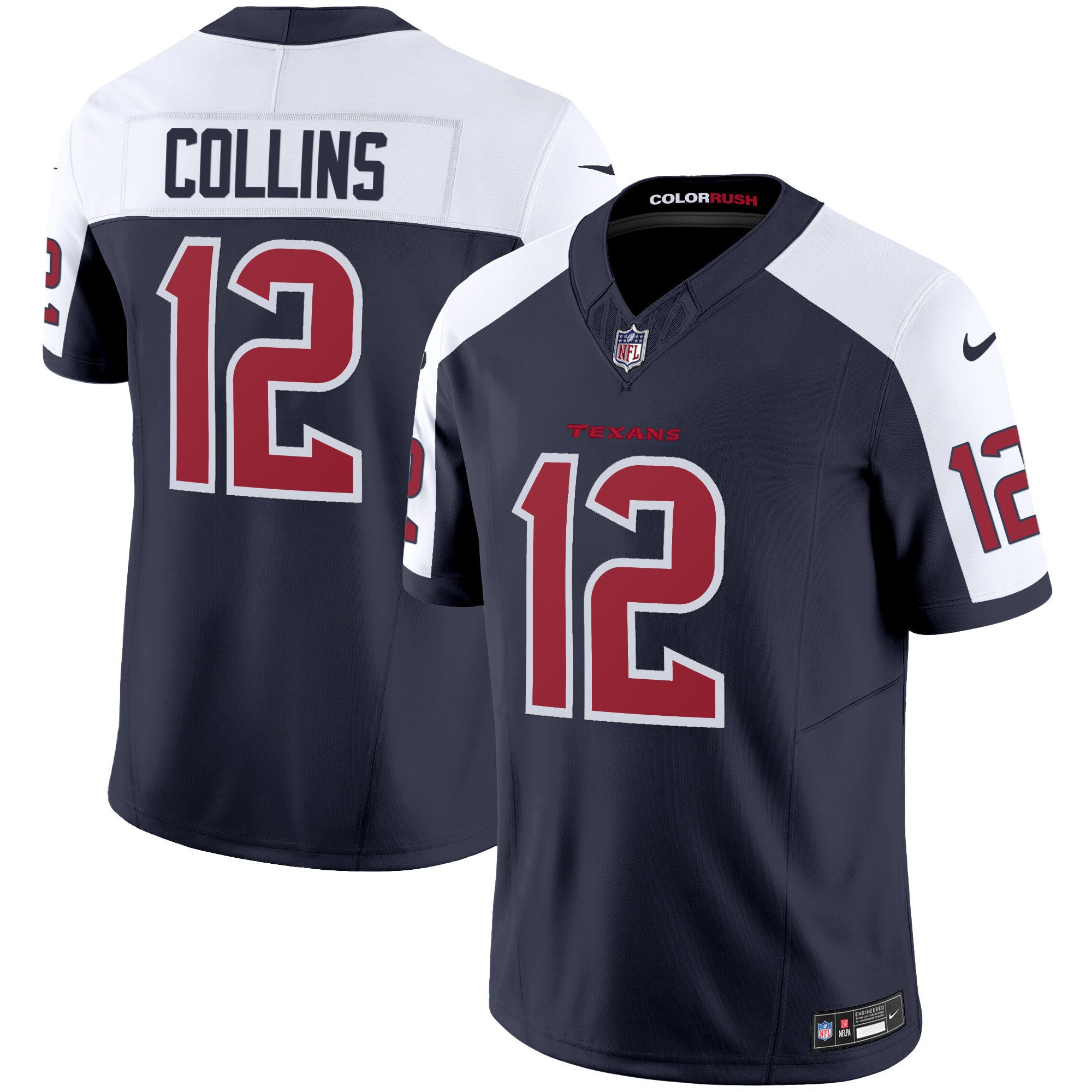 Men's Houston Texans Color Rush Legend Vapor Jersey - All Stitched