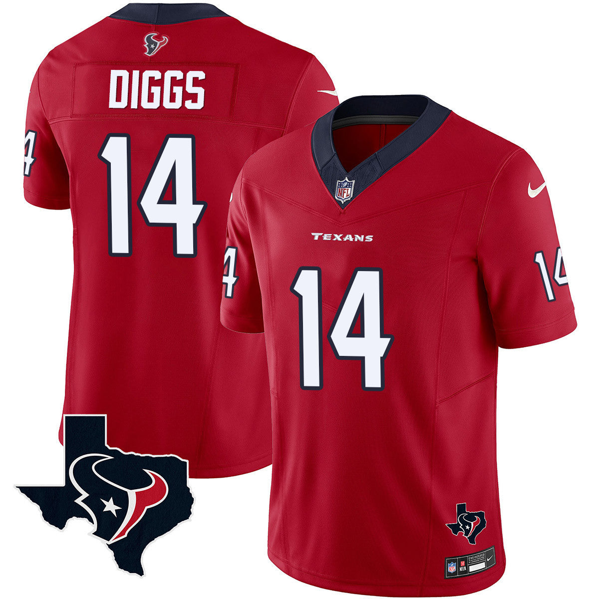 Men's Houston Texans Vapor Limited Jersey V8 - All Stitched