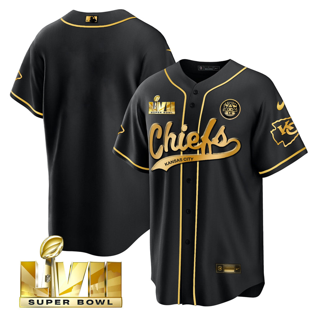 Men's Chiefs Super Bowl LVII Cool base Jersey - All Stitched