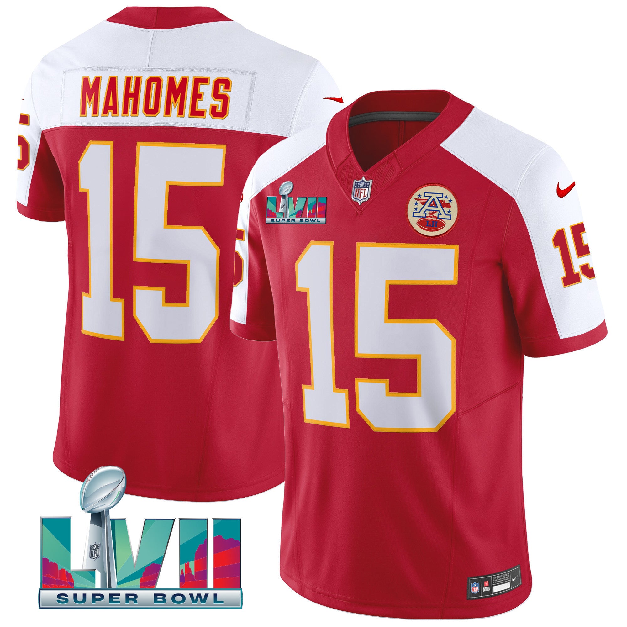 Men's Chiefs Throwback Limited Vapor Jersey - All Stitched