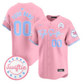 Chiefs Taylor Swift Bubblegum Pink Vapor Premier Limited Custom Jersey - All Stitched