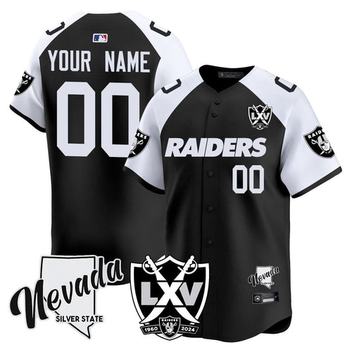 Custom Name/Gender Raiders 2024 Baseball Limited Jersey - 65th Anniversary - All Stitched