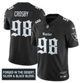 Women's Las Vegas Raiders 'Gothic Silver State Edition' Vapor Limited Jersey - All Stitched
