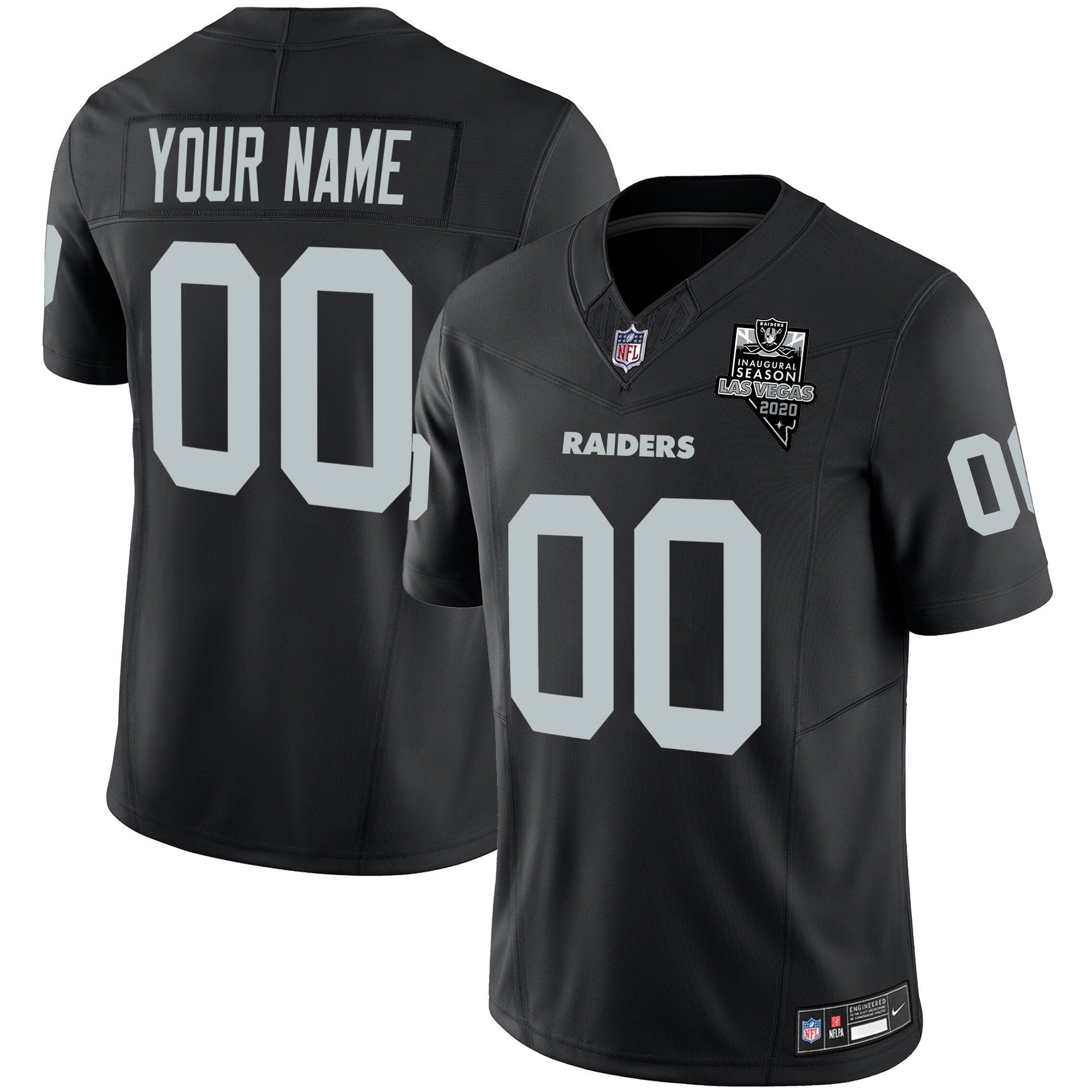 Raiders Vapor Limited Custom Jersey - All Stitched