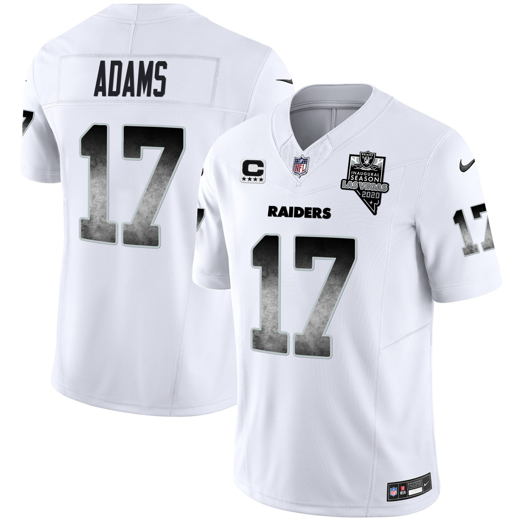 Men's Raiders Arch Smoke Vapor Jersey - All Stitched