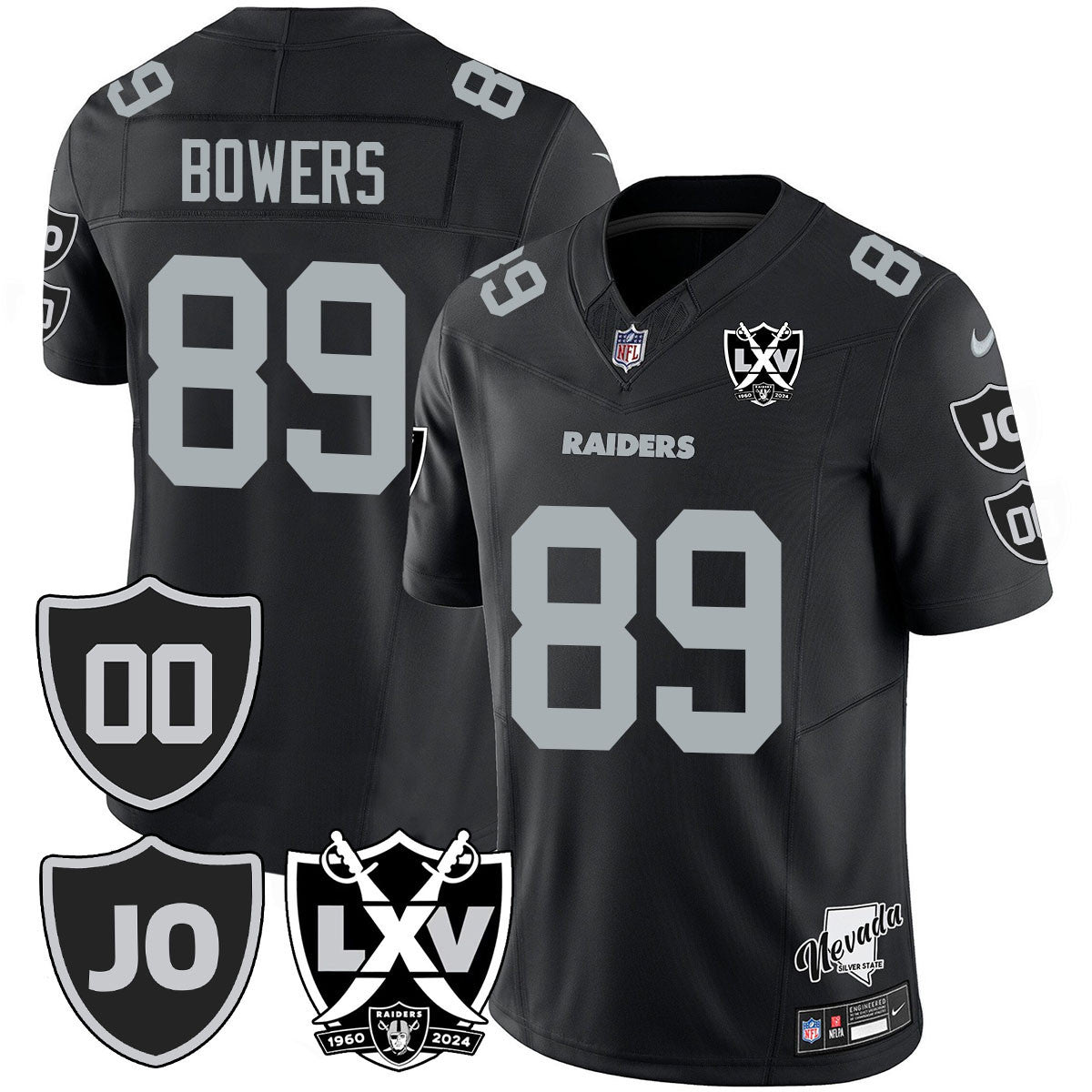 Men's Raiders Vapor Limited Jersey - All Stitched - Honor Jim Otto